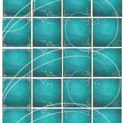 Heavenly Blue 2x2 inch Digital Earring Card Sheet