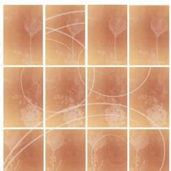 Floral Embrace 2x3inch Digital Earring Card Sheet