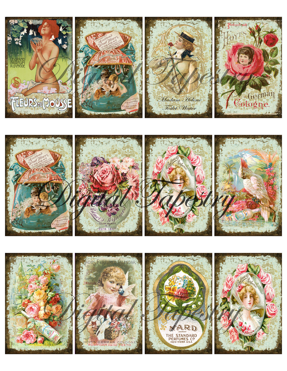 It's just a graphic of Rare Digital Collage Sheets It's just a photo of Rare Digital Collage Sheets